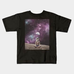 PSYCHONAUT UNIVERSE MEDITATION Kids T-Shirt